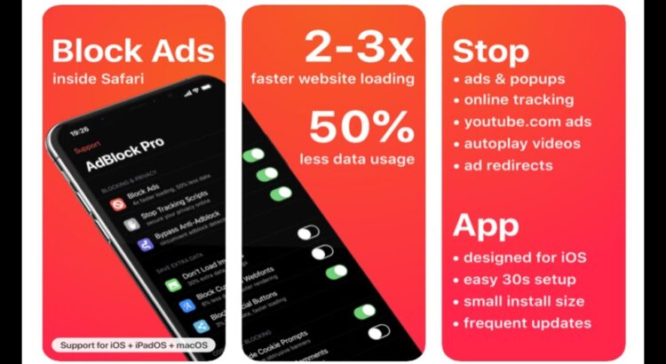 iPhone or iPad Get AdBlock Pro for Safari IOS Free - Free Offer Now Expired