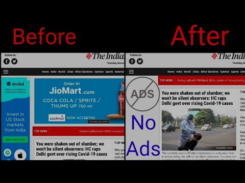 How to Block/Remove (Ads) Advertisements from All Browsers? Chrome/Firefox/Edge (Hindi)