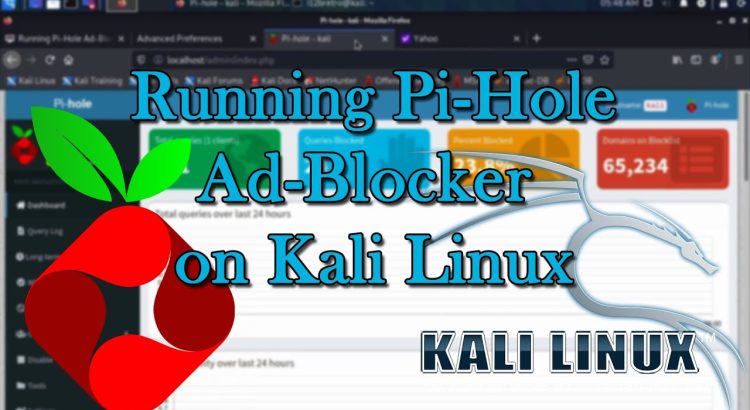 Running Pi Hole Ad Blocker on Kali Linux