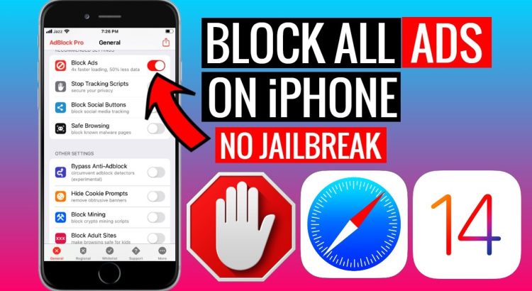 How To Block Ads In Safari - Block All Ads On iOS 14 ( NO JAILBREAK NO VPN )