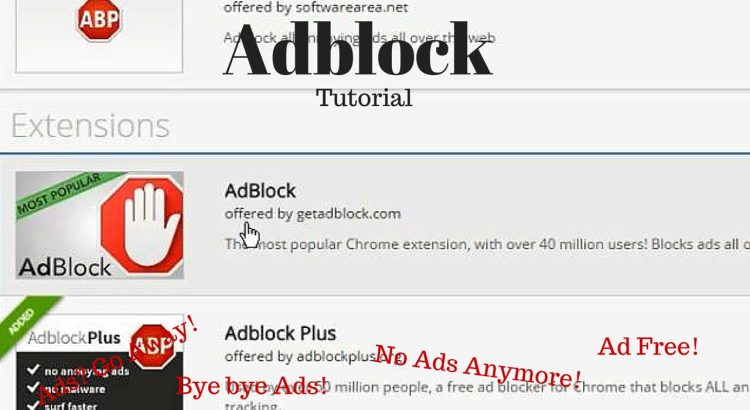 Tutorial: How To Download Adblock For Chrome! Fast , Free , And Easy!