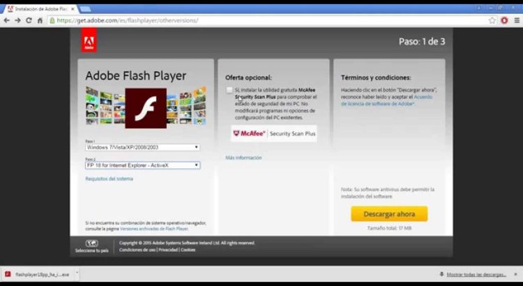 Descargar e Instalar Adobe Flash Player 2019 Gratis