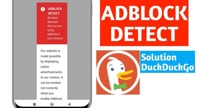 DuckDuckGo Adblock detect problem solution | duckduckgo browser adblock detect