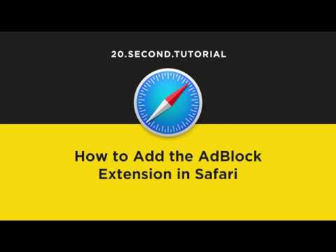 Add Ad Block to your Safari browser | Safari Tutorial #8